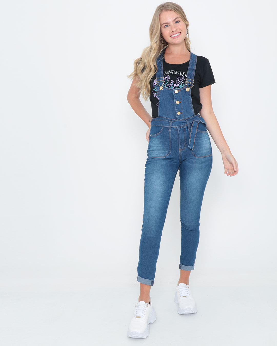 Macacao-Jeans-Feminino-Com-Cinto-Azul