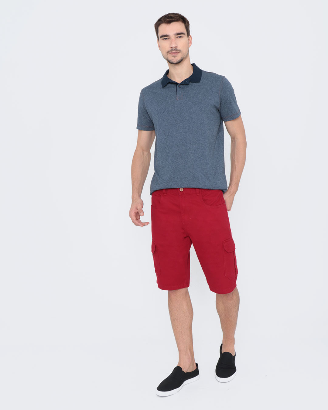 Polo-Masculina-Basica-Azul-Marinho