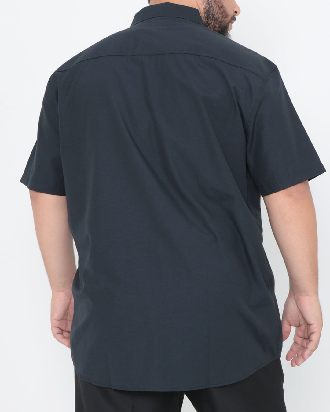 Camisa-Masculina-Plus-Size-Preta
