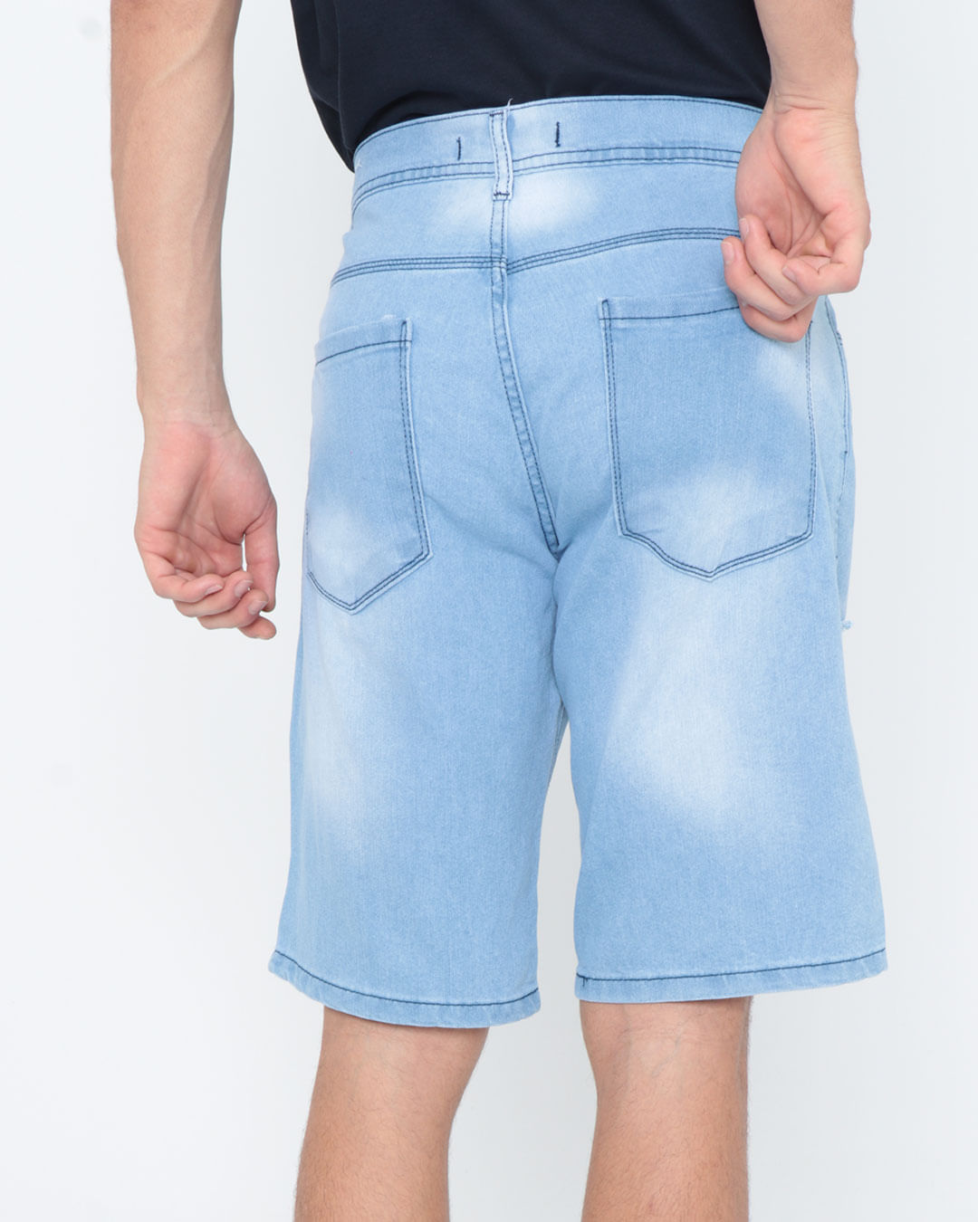 Bermuda-Jeans-Masculina-Destroyed-Azul