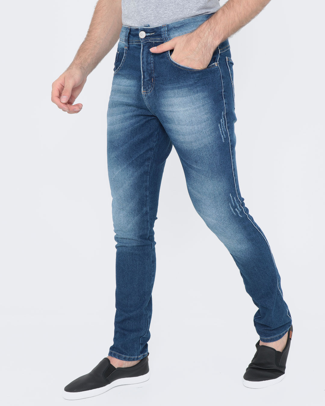 Calca-Masculina-Skinny-Biotipo-Jeans-Azul