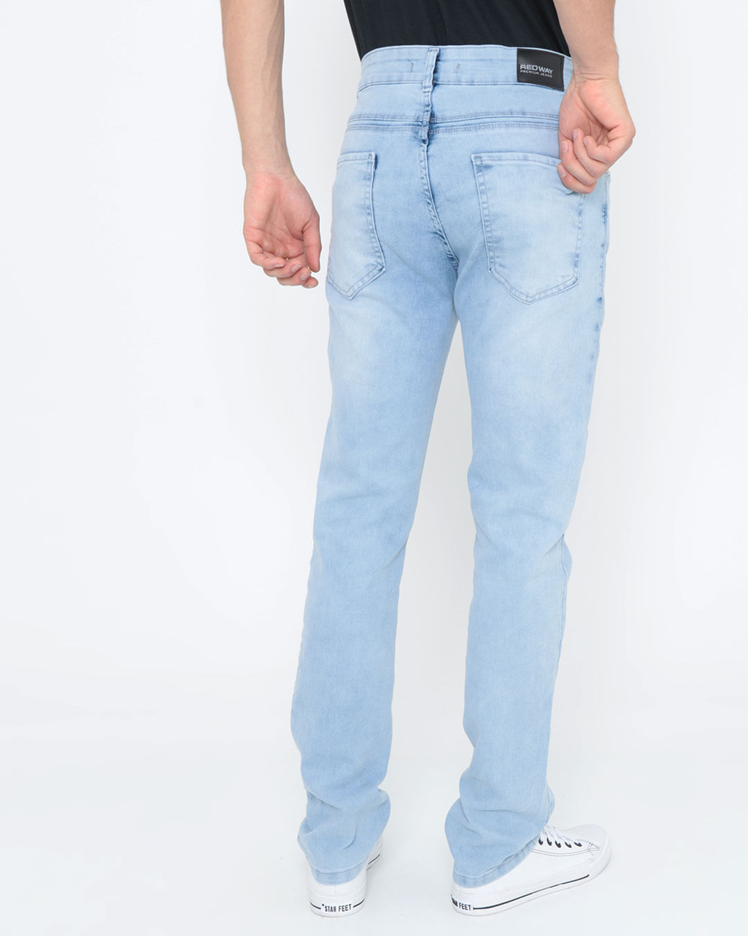 Calca-Jeans-Masculina-Destroyed-Azul-Claro