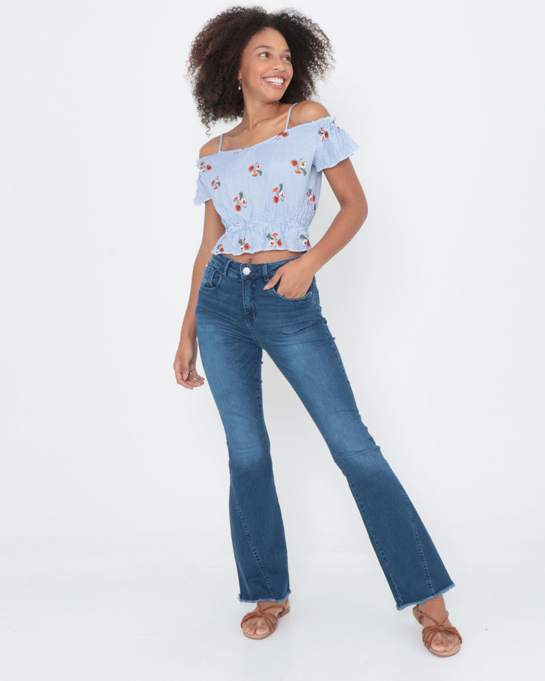Calca-Jeans-Feminina-Flare-Azul