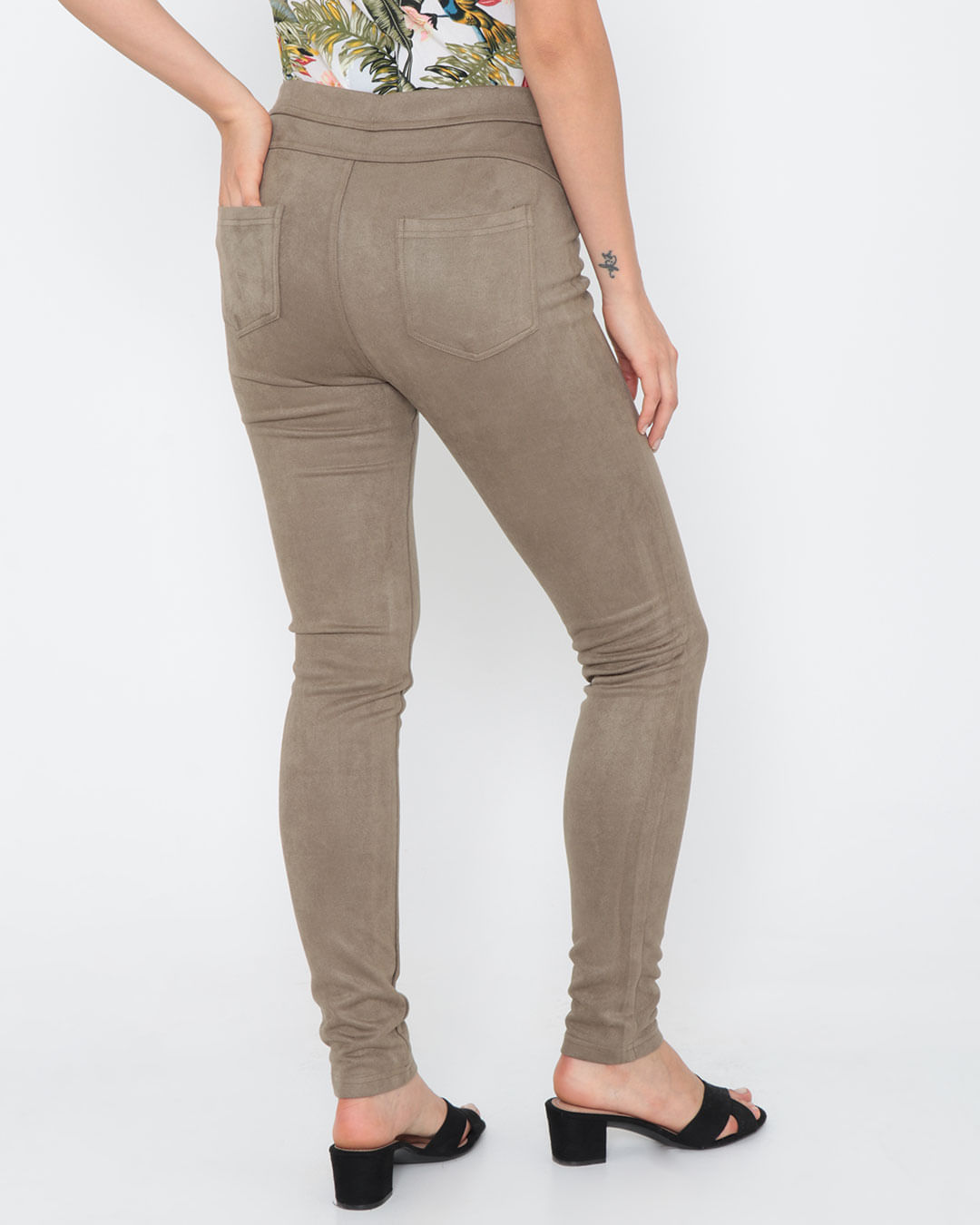 Calca-Feminina-Suede-Verde