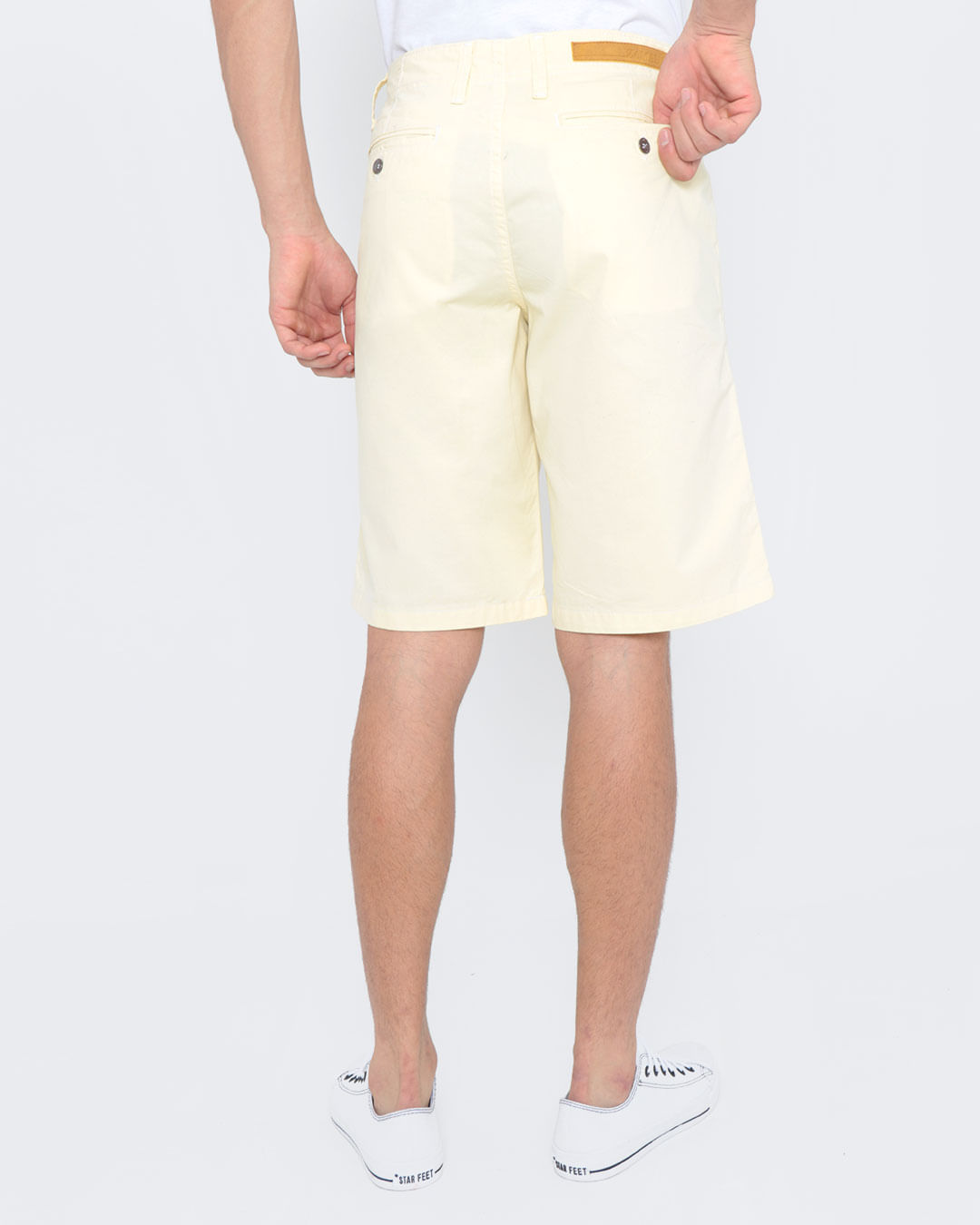 Bermuda-Sarja-Masculina-Amarela