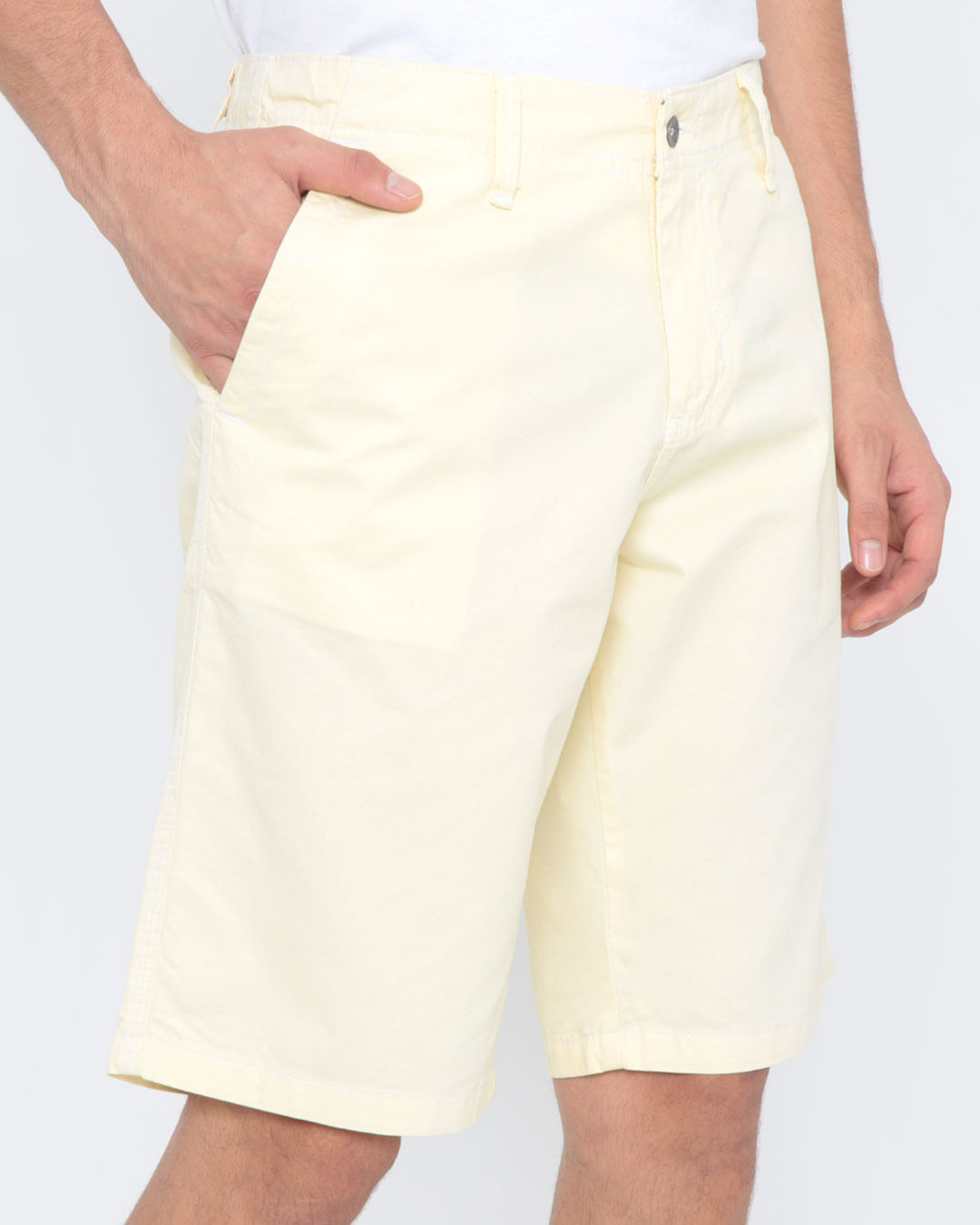 Bermuda-Sarja-Masculina-Amarela