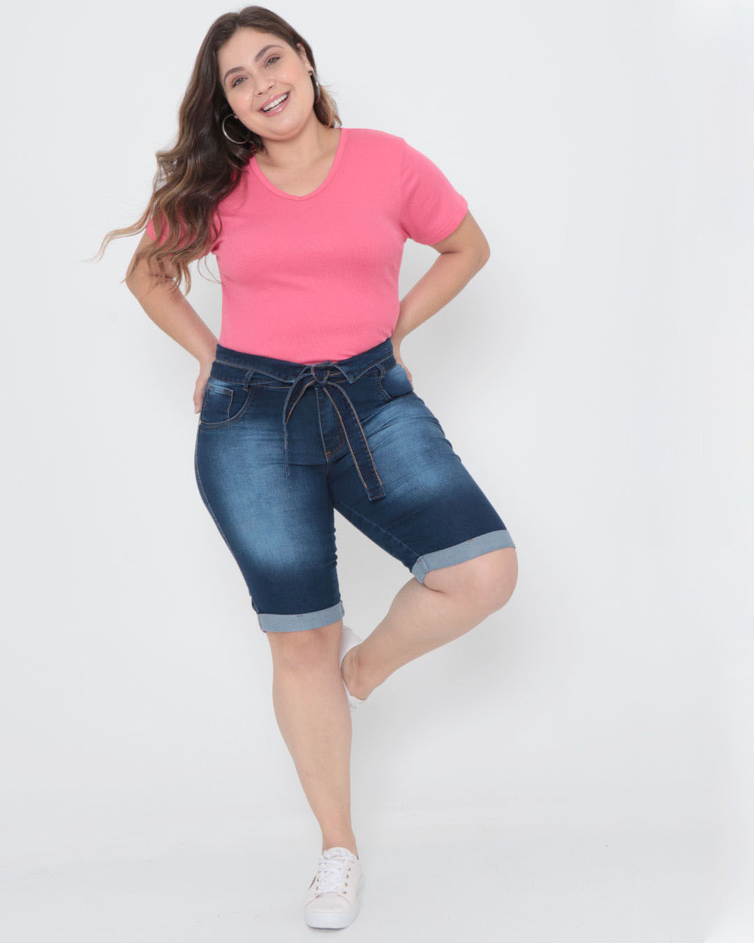 Bermuda-Feminina-Plus-Size-Clochard-Azul