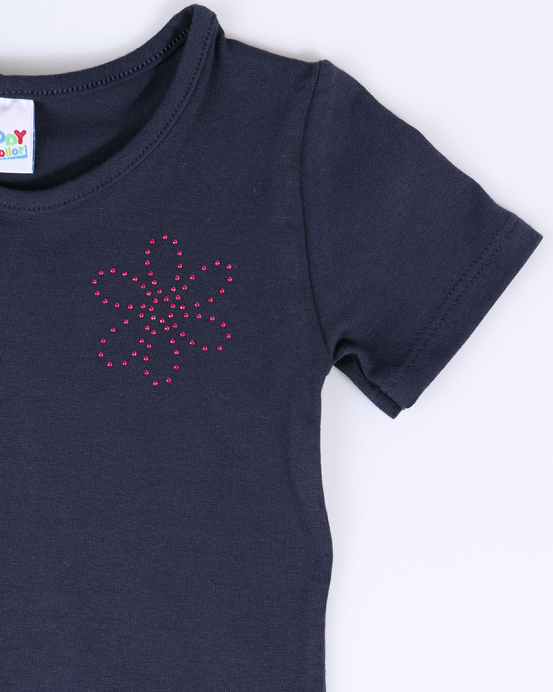 Blusa-Infantil-Bebe-Strass-Azul-Marinho