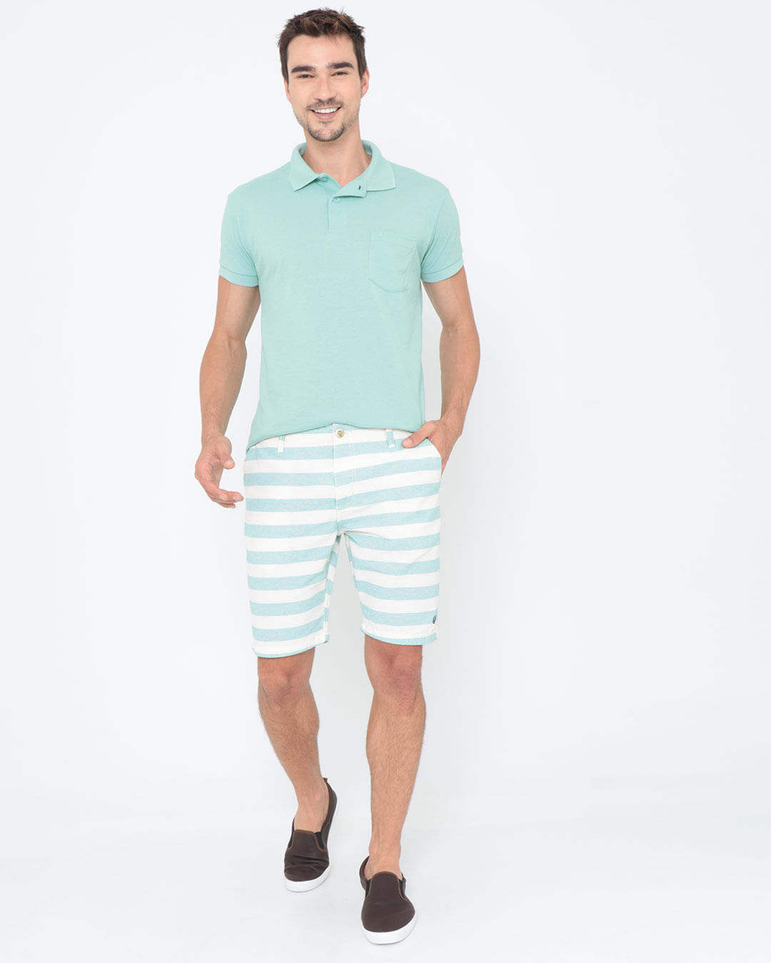 Bermuda-Sarja-Masculina-Listrada-Verde