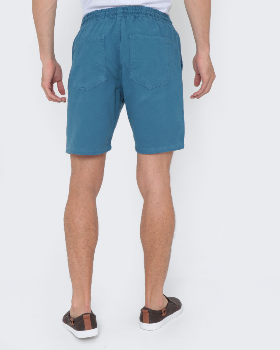 Bermuda-Masculina-Sarja-Azul-Escuro