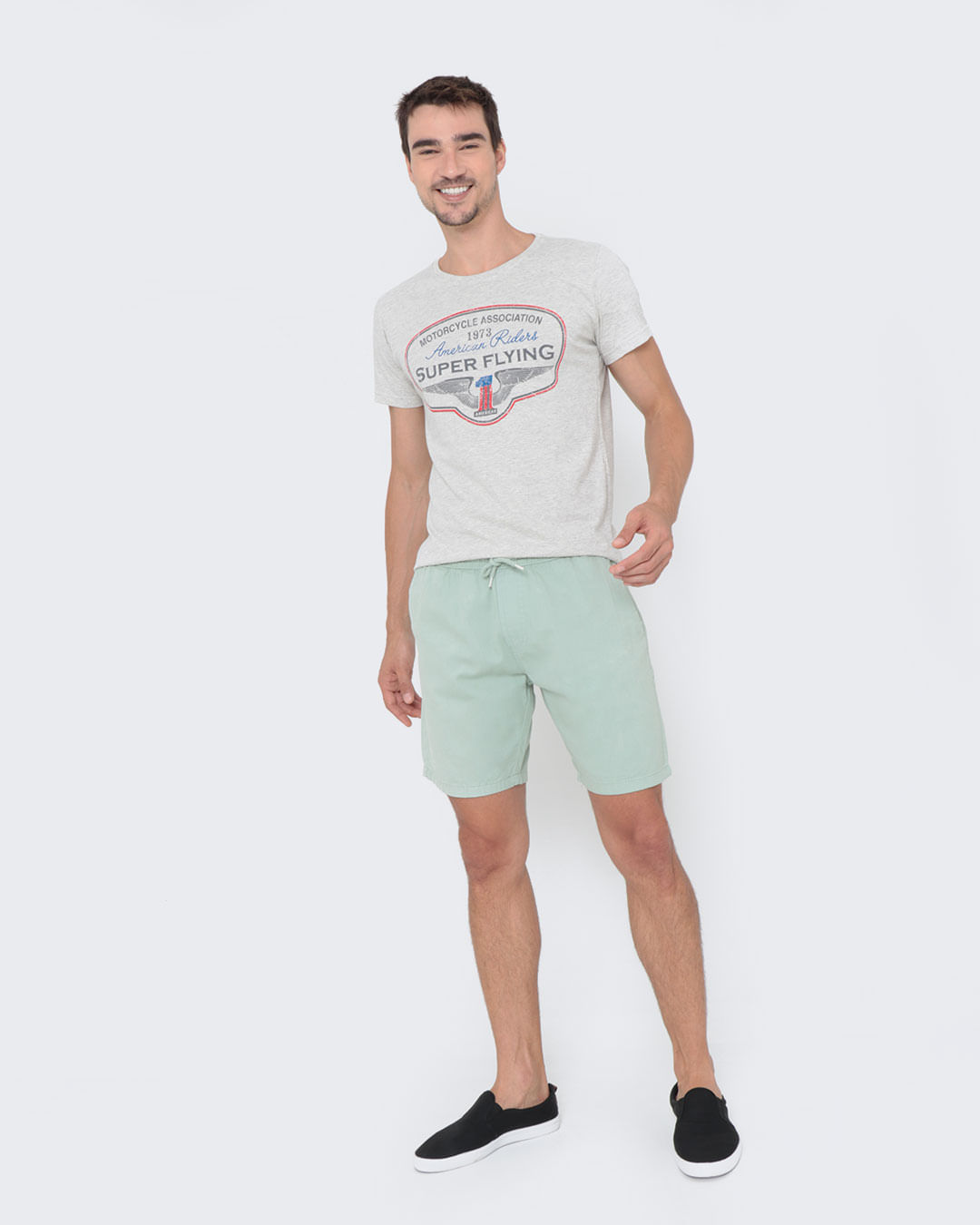 Bermuda-Masculina-Sarja-Verde-Claro