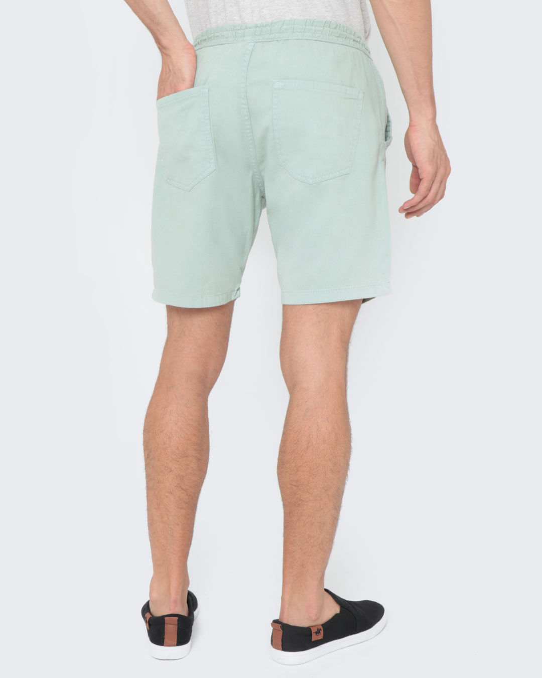 Bermuda-Masculina-Sarja-Verde-Claro