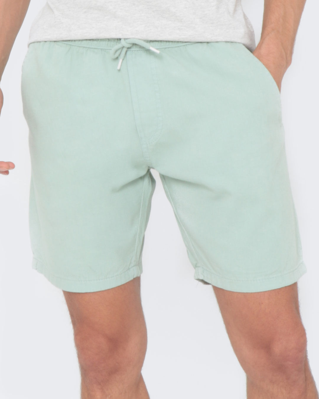 Bermuda-Masculina-Sarja-Verde-Claro