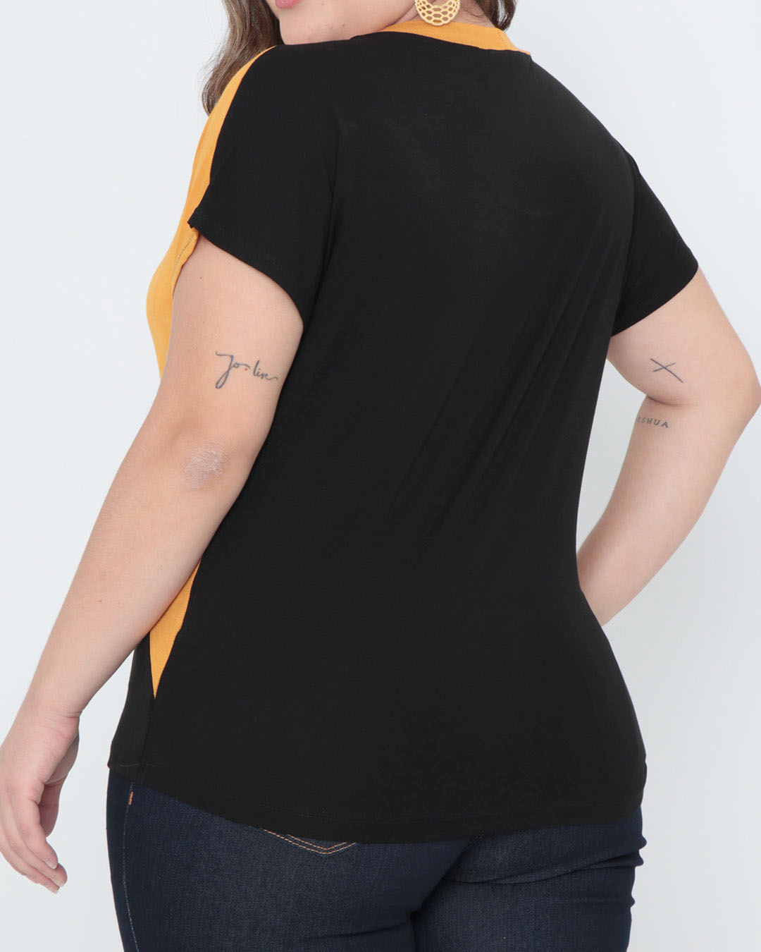 Blusa-Plus-Size-Recortes-Mostarda
