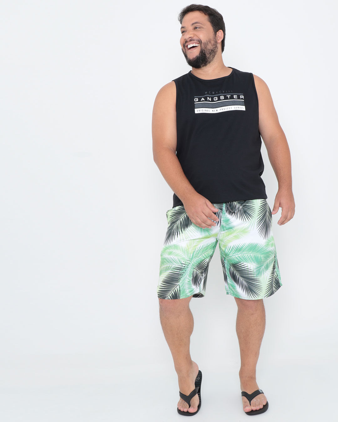 Regata-Masculina-Plus-Size-Gangster-Preta