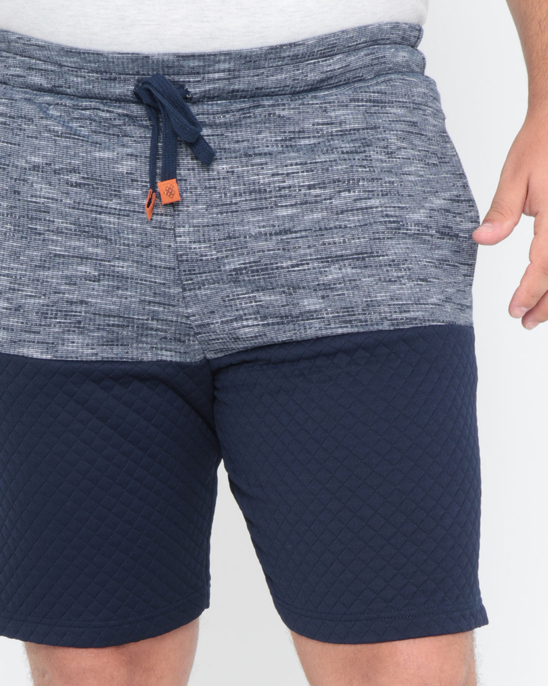Bermuda-Plus-Size-Moletom-Recorte-Flame-Marinho