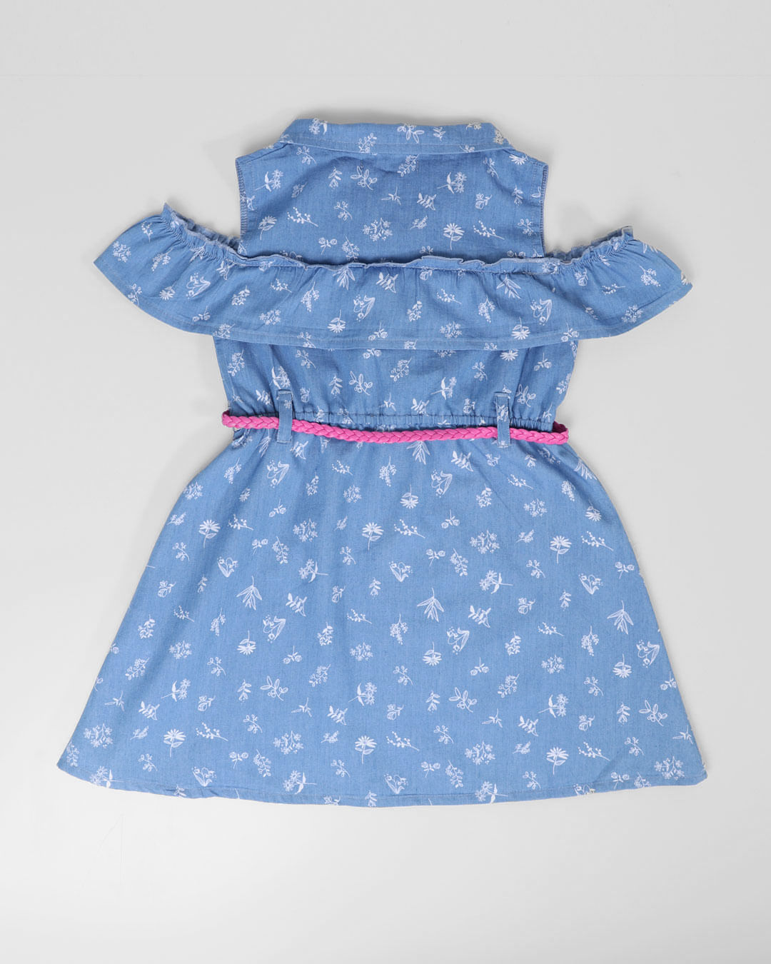 Vestido-Bebe-Jeans-Open-Shoulder-Floral-Azul