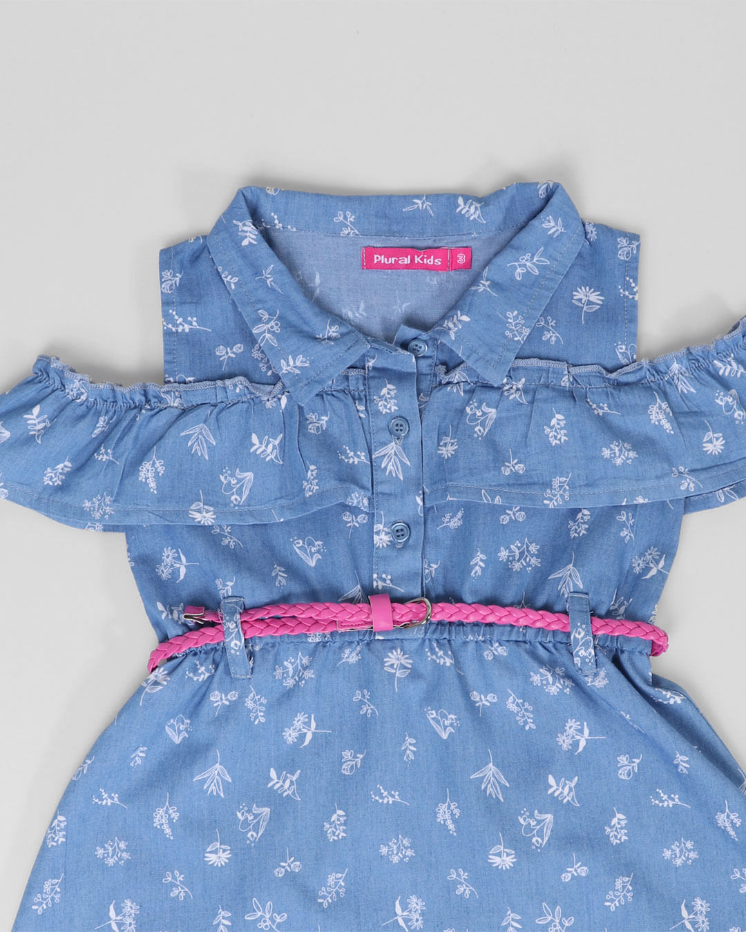 Vestido-Bebe-Jeans-Open-Shoulder-Floral-Azul