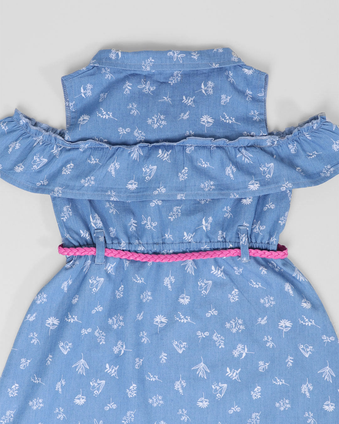 Vestido-Bebe-Jeans-Open-Shoulder-Floral-Azul