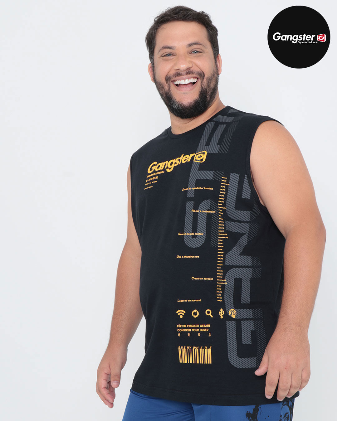 Regata-Masculina-Plus-Size-Gangster-Preta