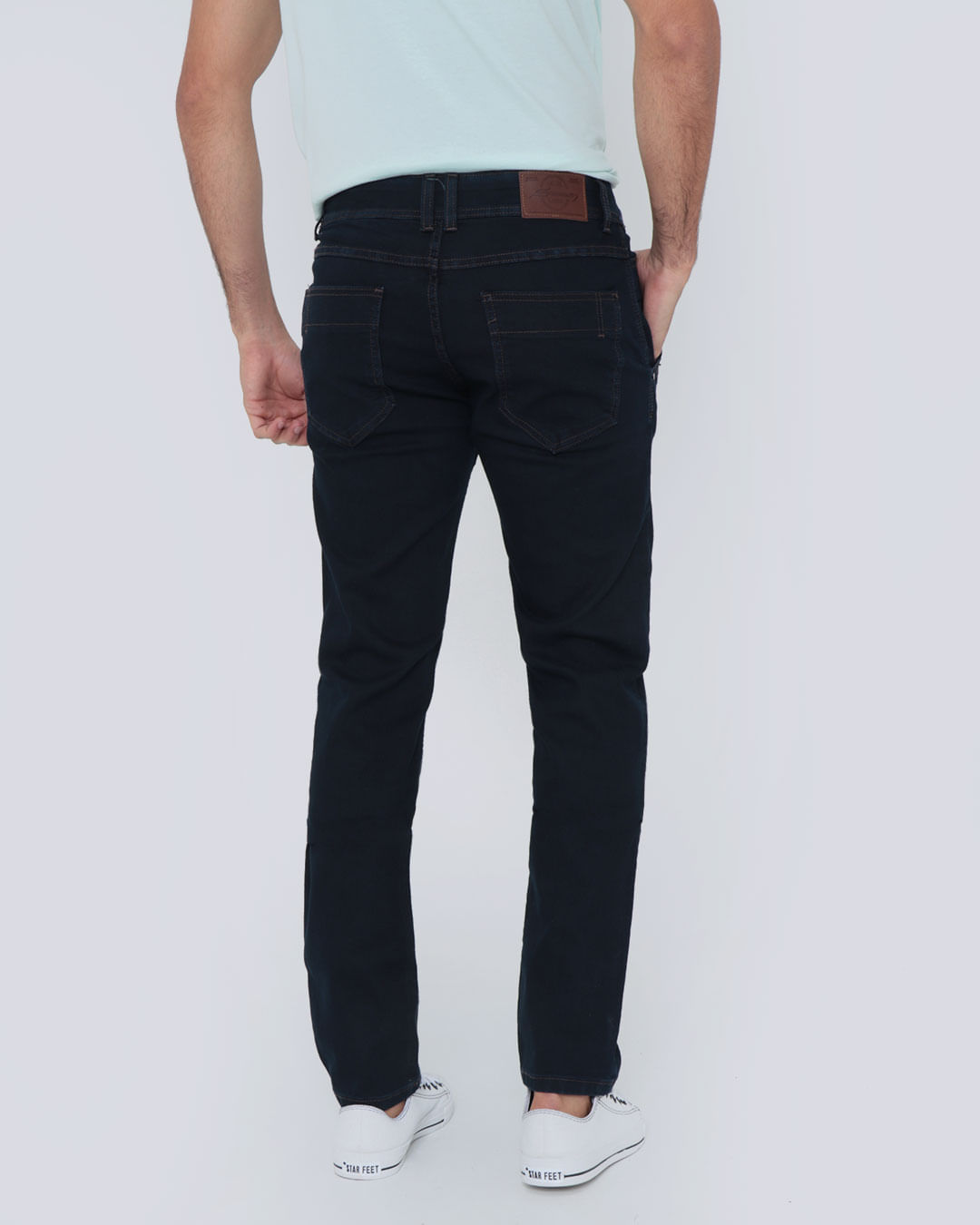 Calca-Masculina-Plus-Size-Sawary-Jeans-Azul-Escuro