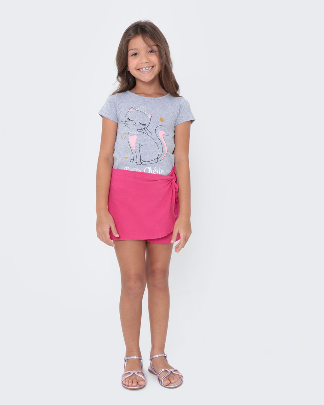 Short-Saia-Infantil-Amarracao-Rosa-Pink