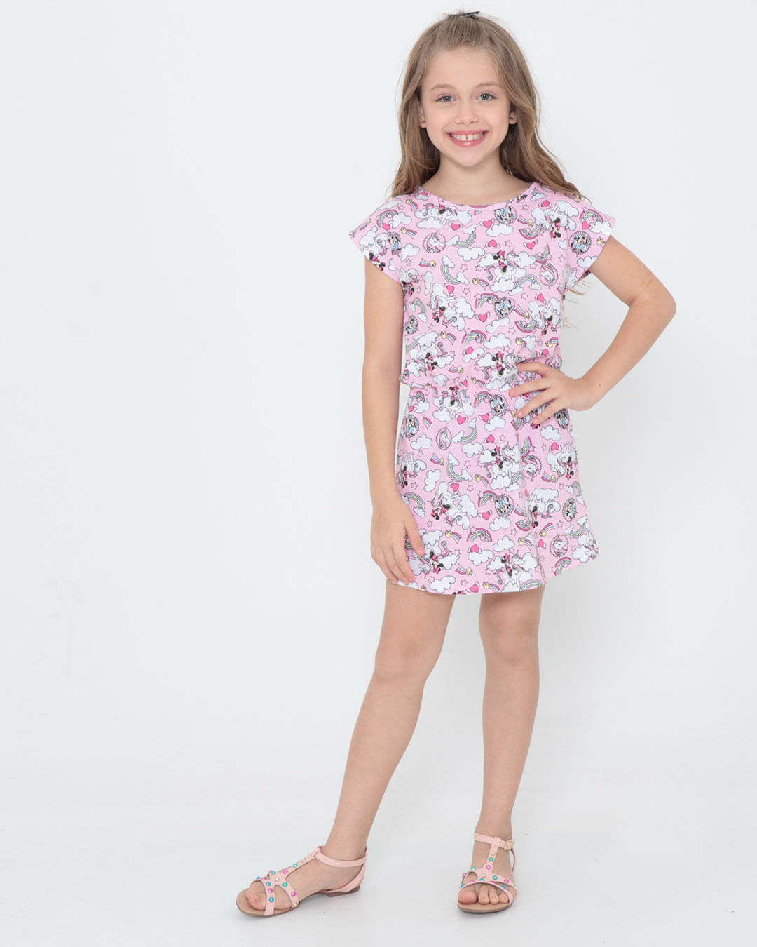 Vestido-Infantil-Minnie-Mouse-Disney-Rosa