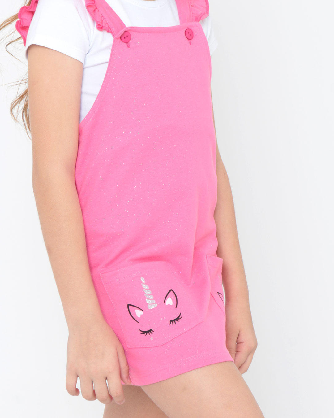 Salopete-Infantil-Com-Blusa-Unicornio-Rosa