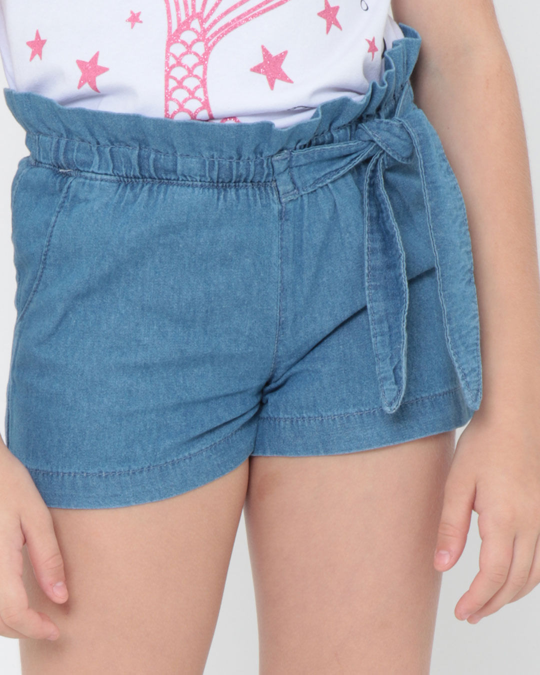 Short-Jeans-Infantil-Clochard-Azul