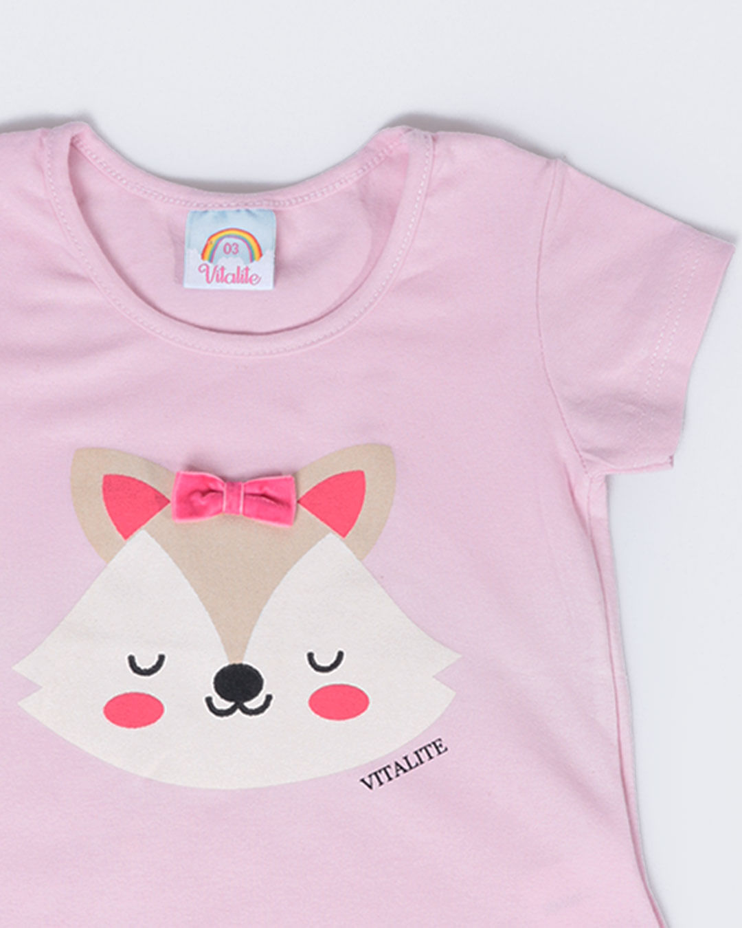Blusa-Infantil-Estampa-Raposa-Rosa-Claro