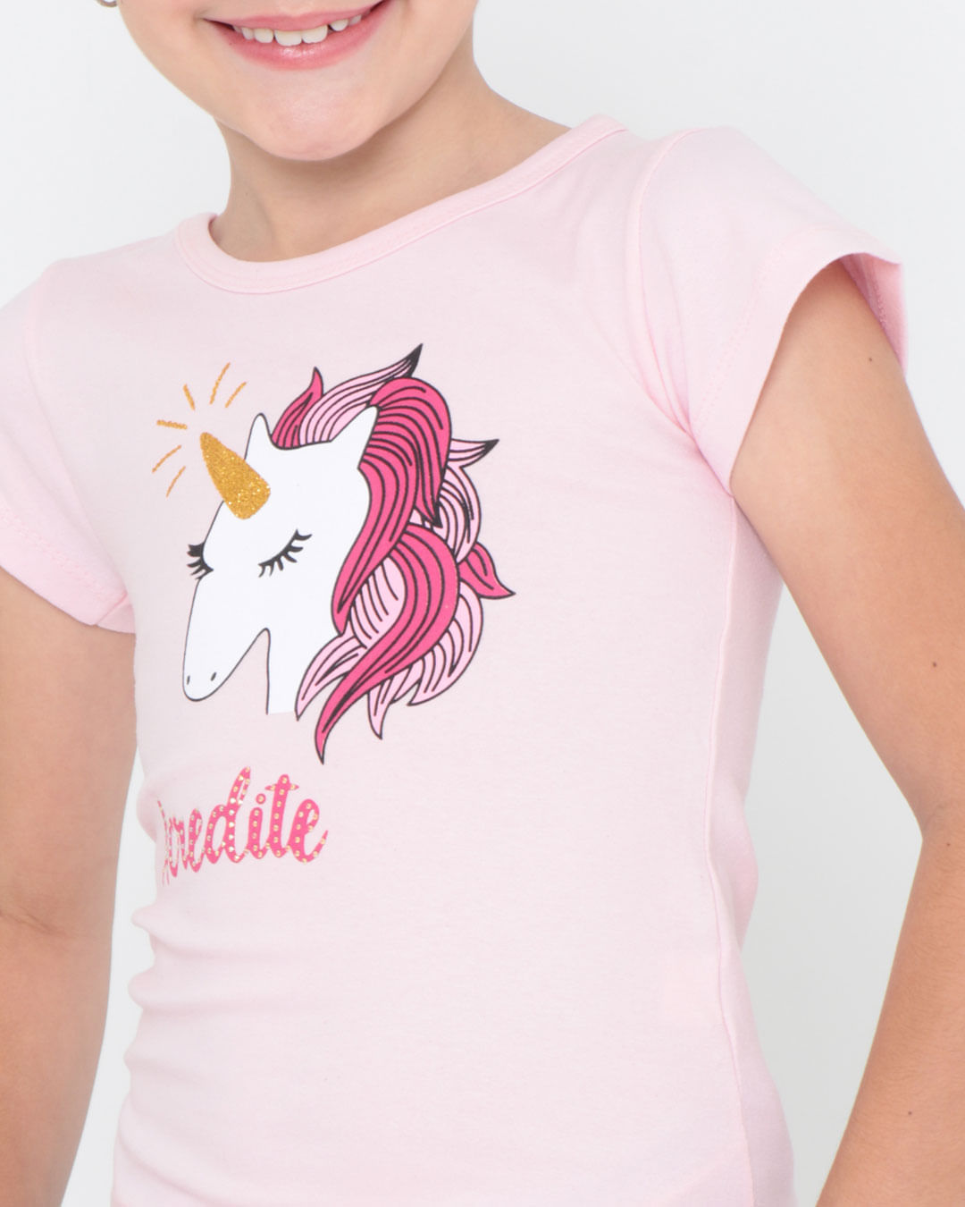 Blusa-Infantil-Unicornio-Rosa-Claro