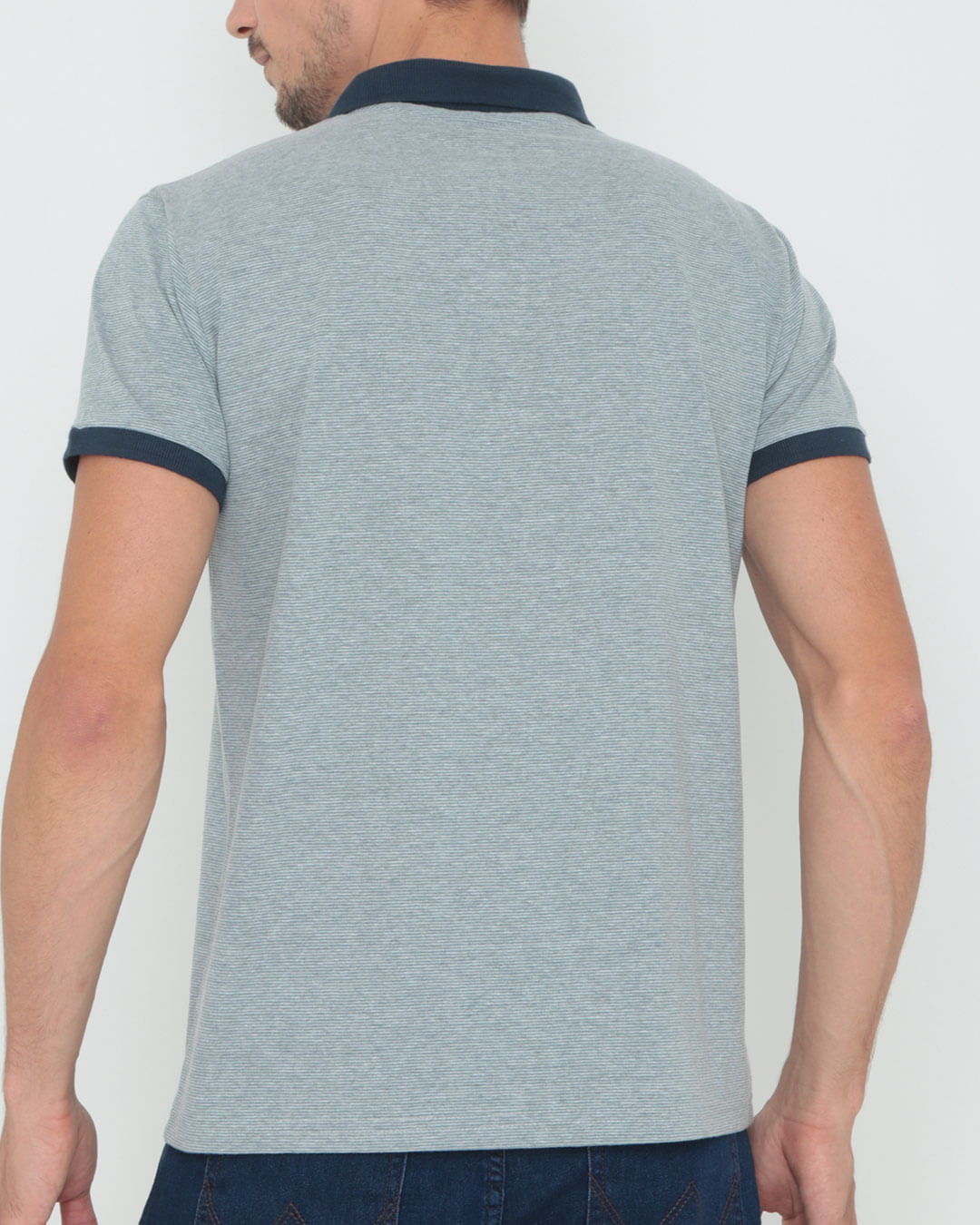 Polo-Masculina-Com-Listras-Verde