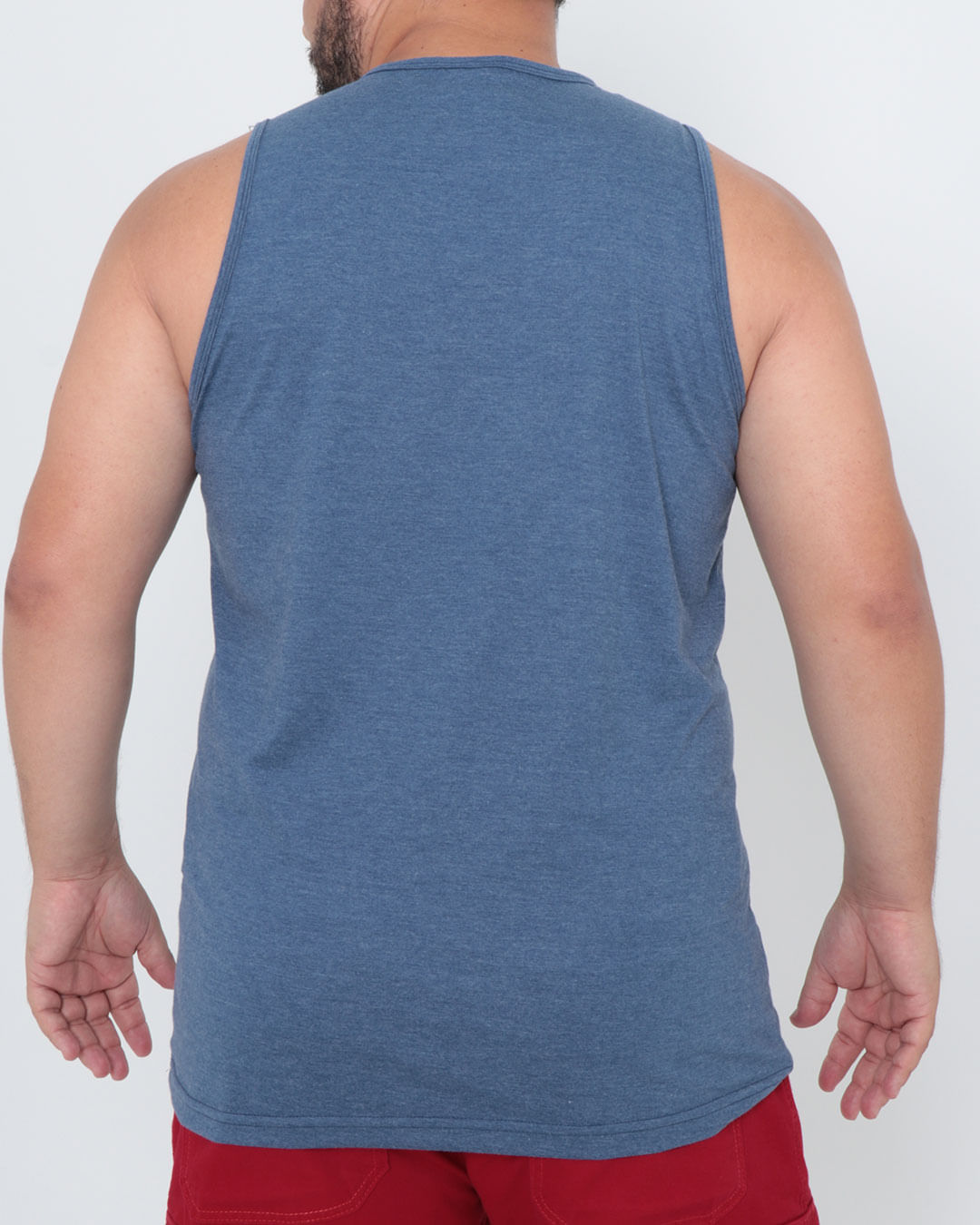 Regata-Masculina-Plus-Size-Estampada-Azul