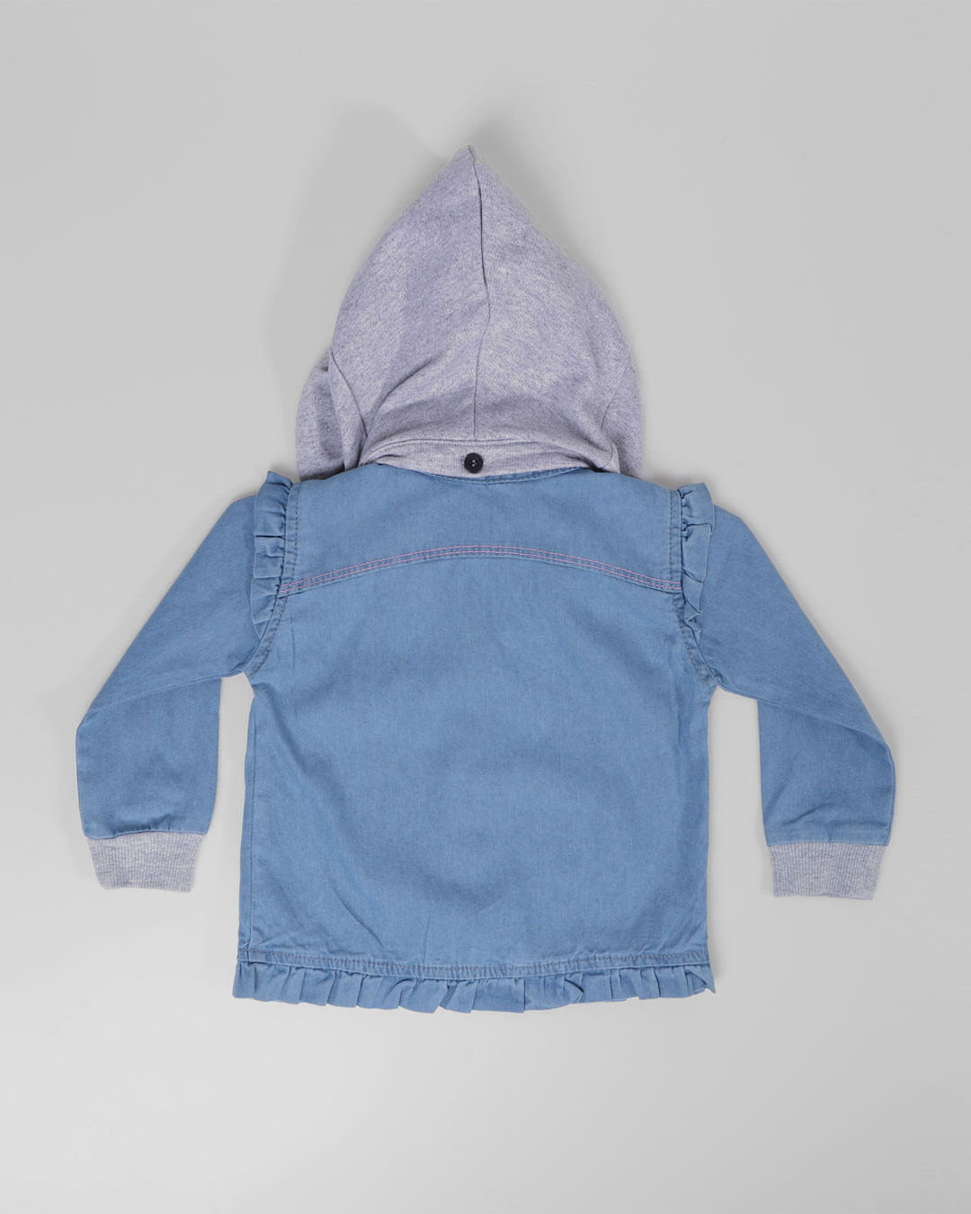 Camisa-Jeans-Bebe-Com-Capuz-Ursinho-Azul