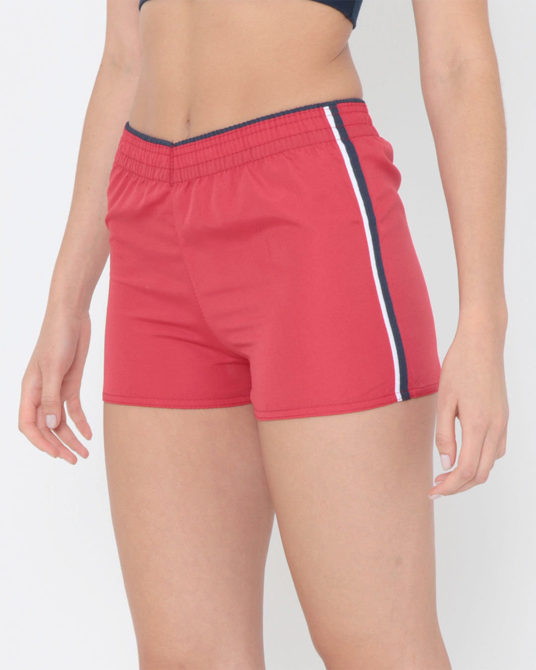 Short-Fitness-Boxer-Basico-Frisos-Vermelho