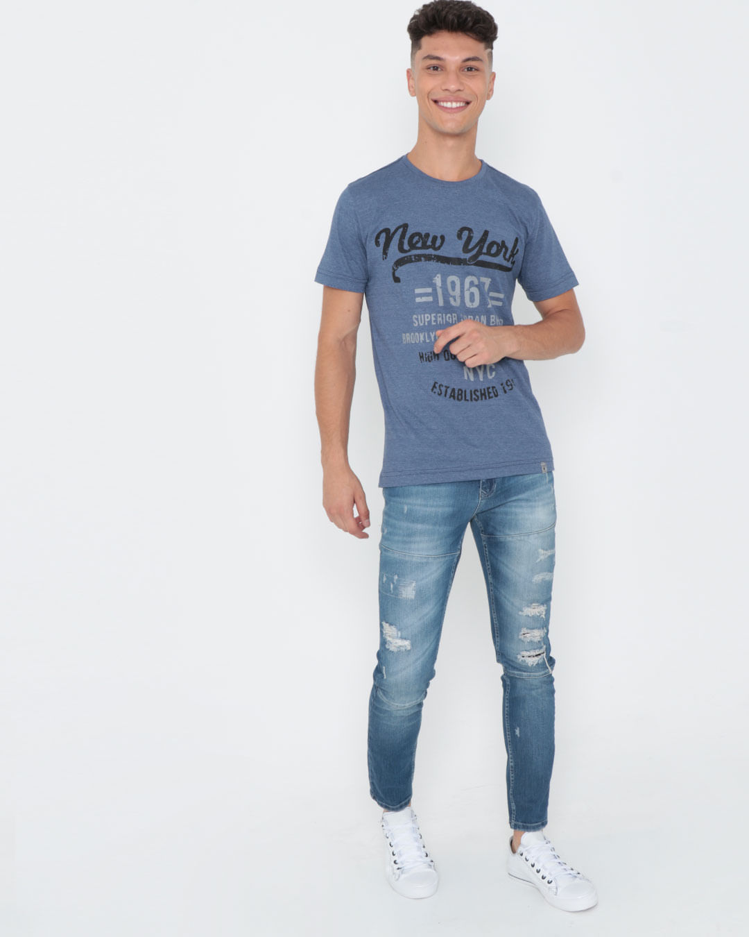 Calca-Jeans-Masculina-Cigarrete-Azul