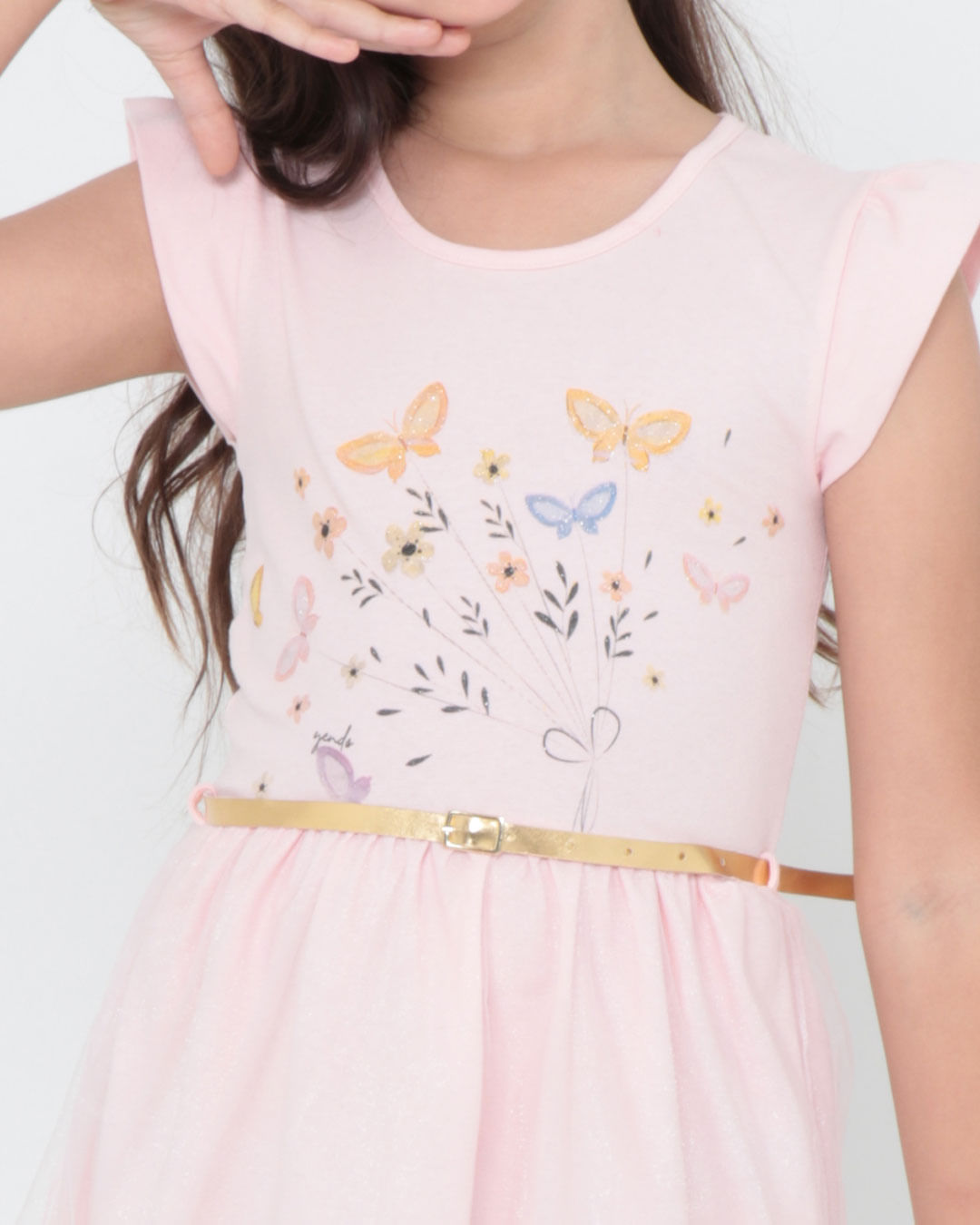 Vestido-Infantil-Com-Cinto-Borboletas-Tule-Rosa