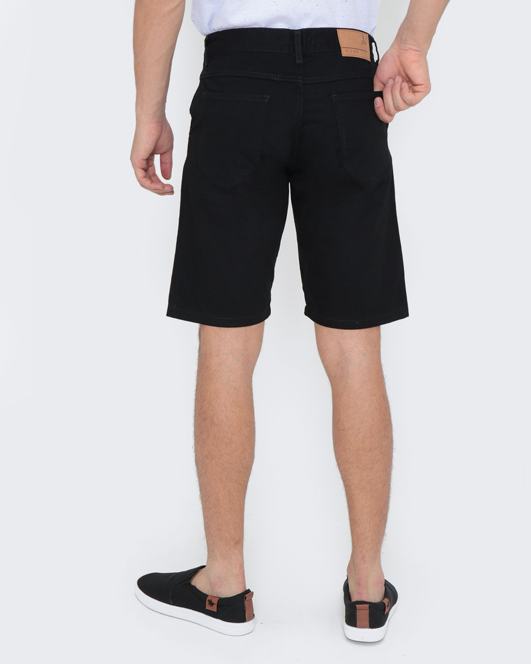 Bermuda-Sarja-Masculina-Preta