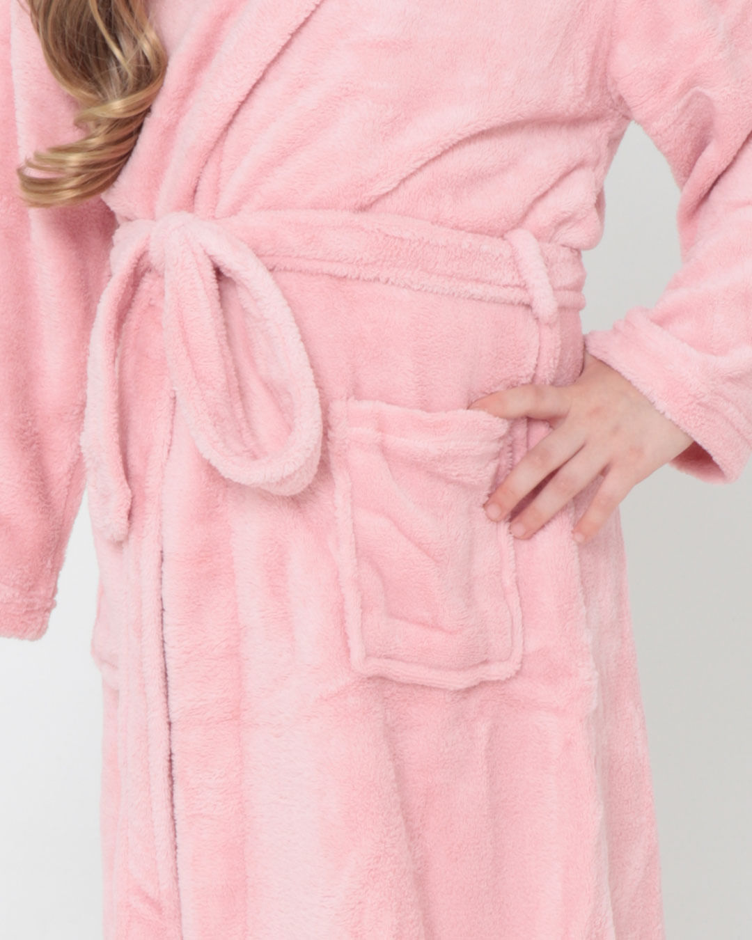 Roupao-Infantil-Com-Capuz-de-Unicornio-Rosa-Claro