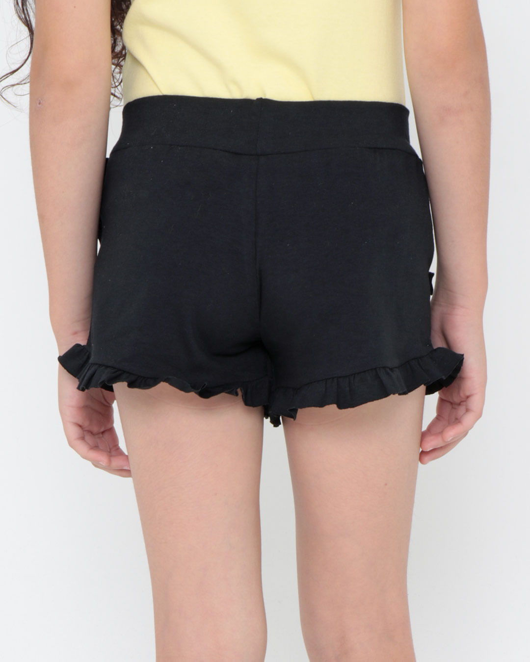 Short-Infantil-com-Babadinho-Preto