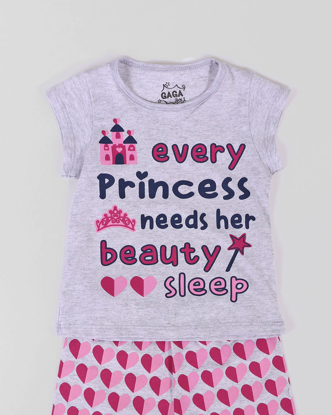 Pijama-Bebe-Princess-Mescla-Cinza