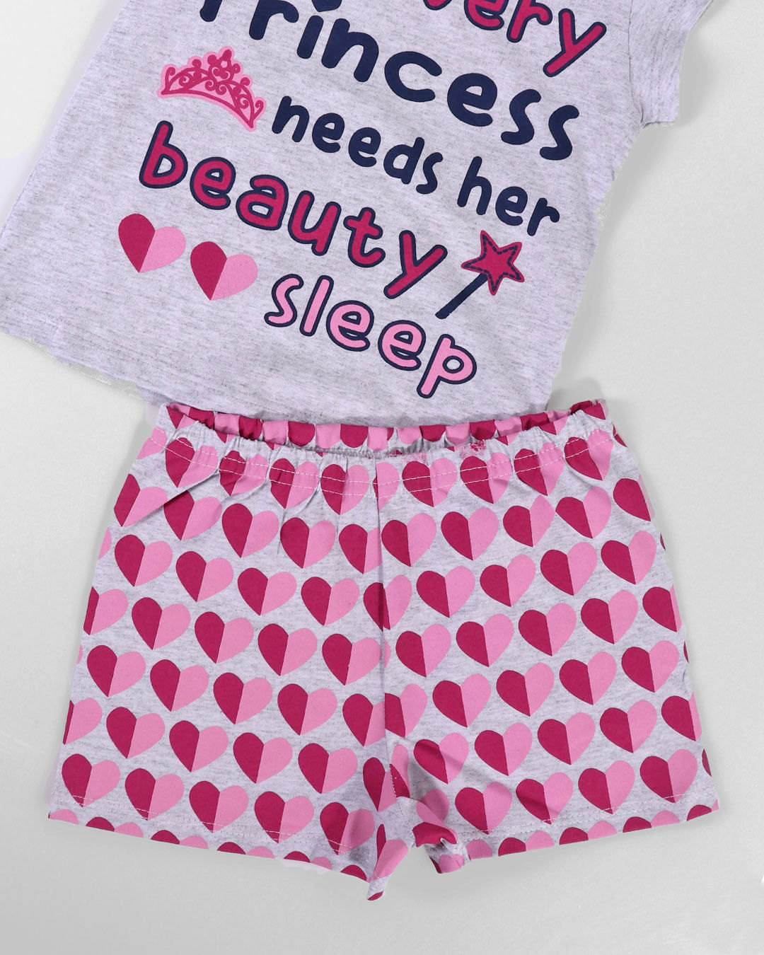 Pijama-Bebe-Princess-Mescla-Cinza