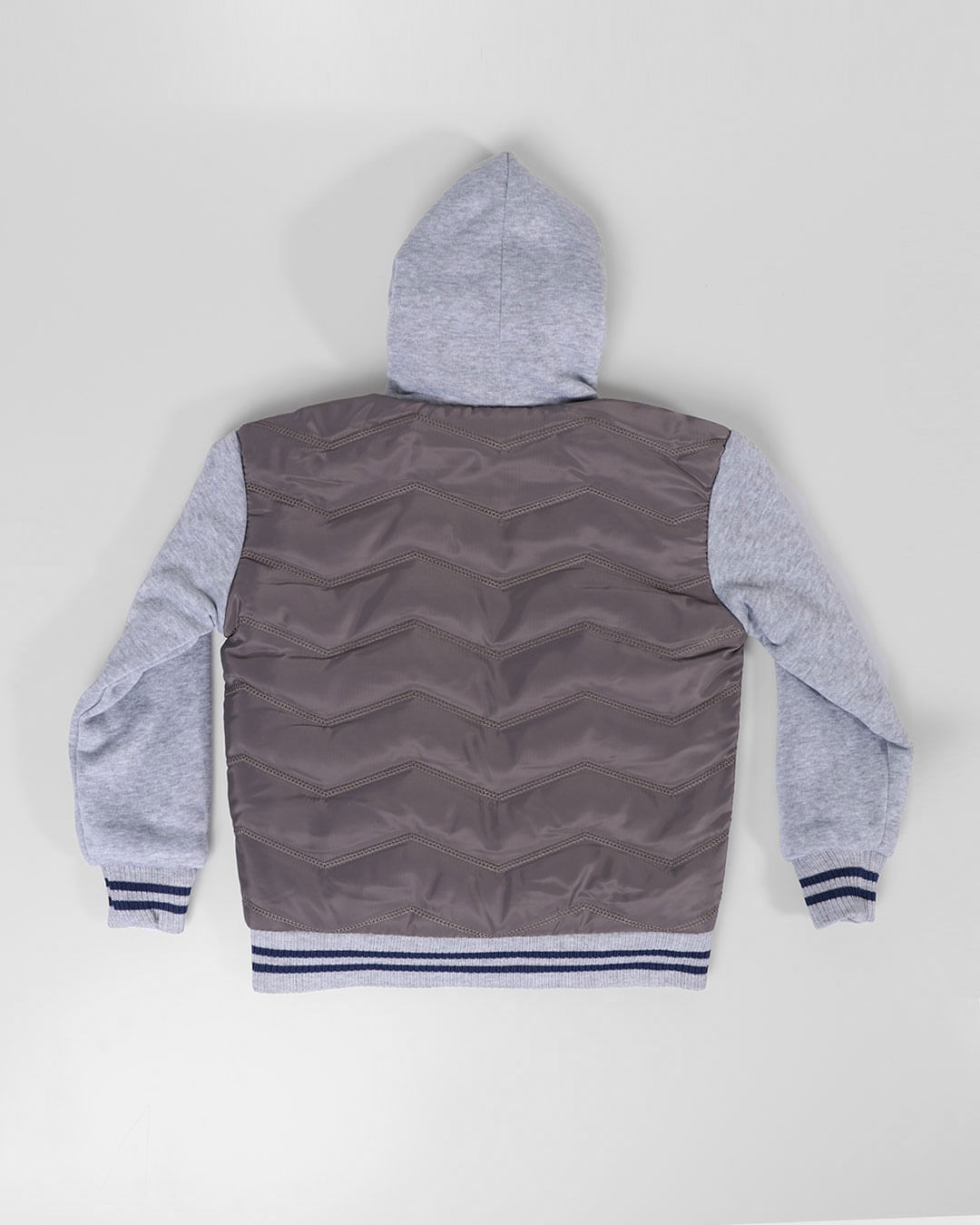Jaqueta-Bebe-Puffer-Recorte-Moletom-Cinza