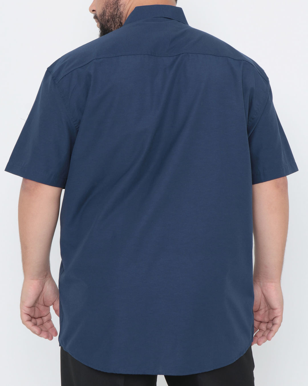 Camisa-Mista-Lisa-Social-Plus-68---Marinho