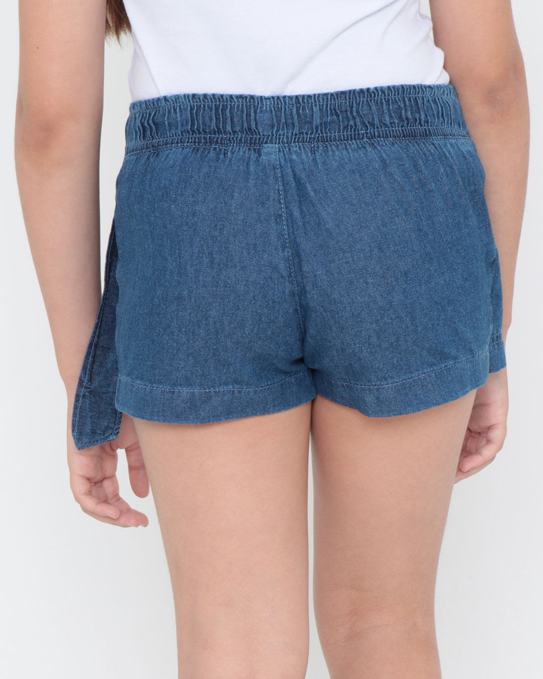 Short-Saia-Jeans-Infantil-Amarracao-Azul-Medio