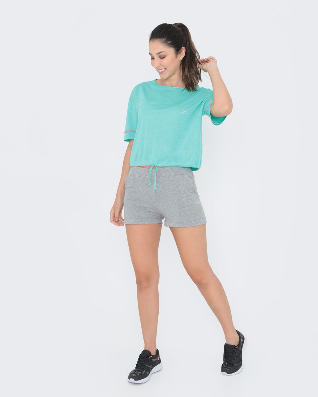 Short-Fitness-Moletinho-Cinza
