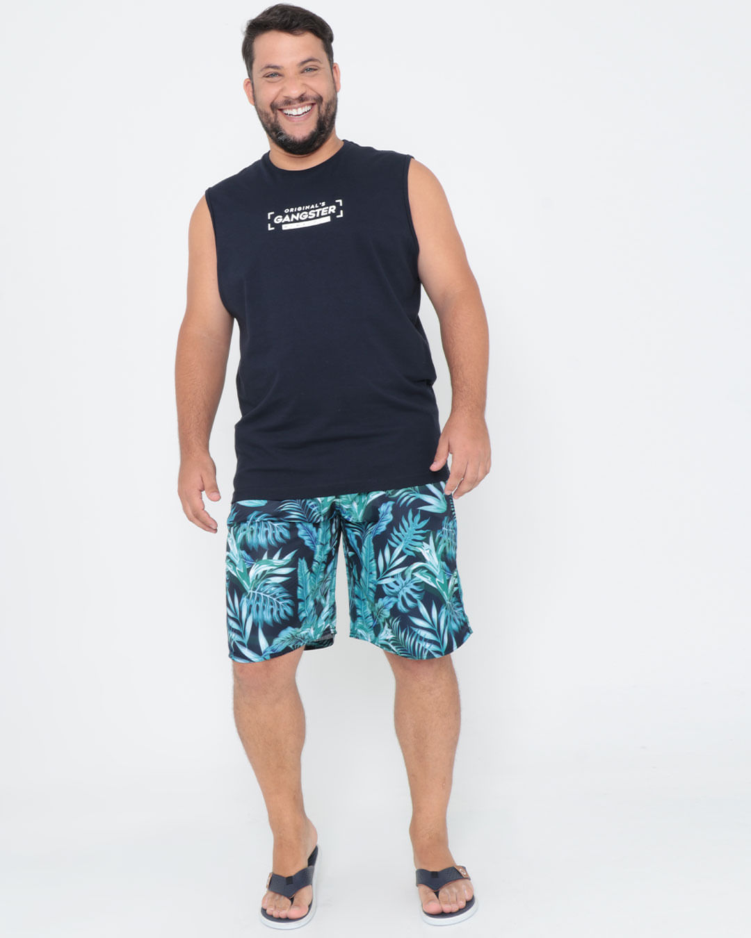 Bermuda-Cos-Elastico-433-Estampada-Plus---Marinho-Floral