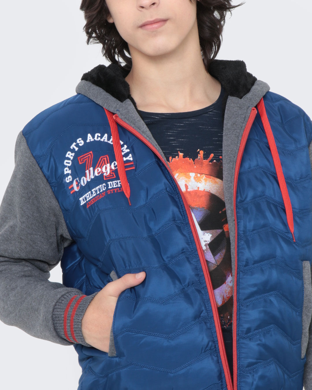 Jaqueta-Juvenil-Puffer-Recorte-Moletom-Azul