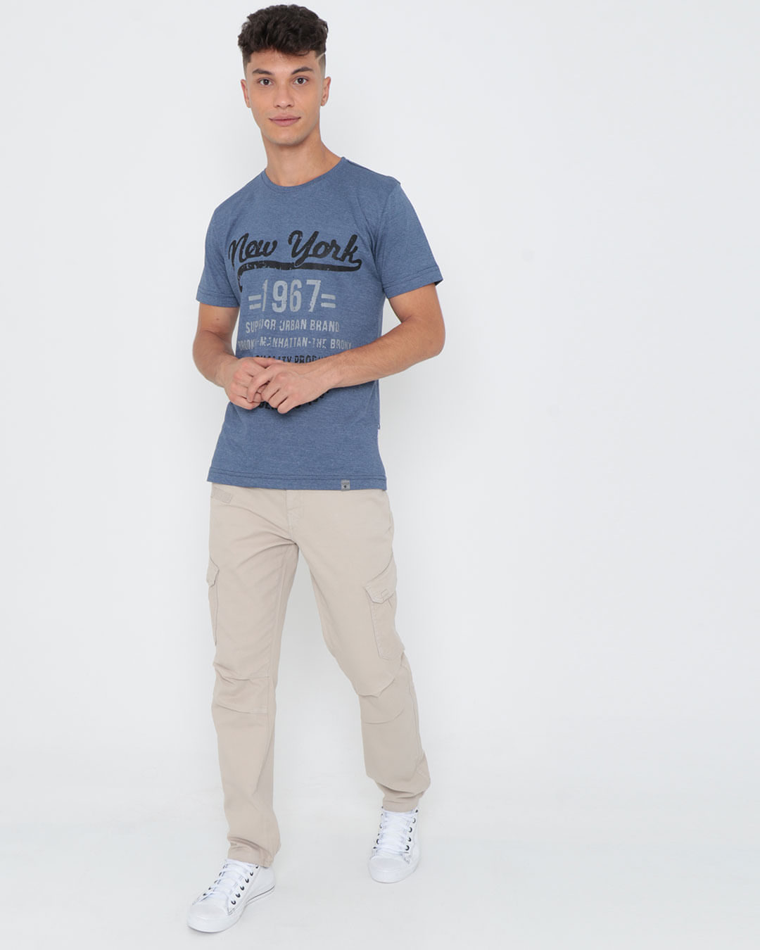 Calca-Sarja-Cargo-Masculina-Bege