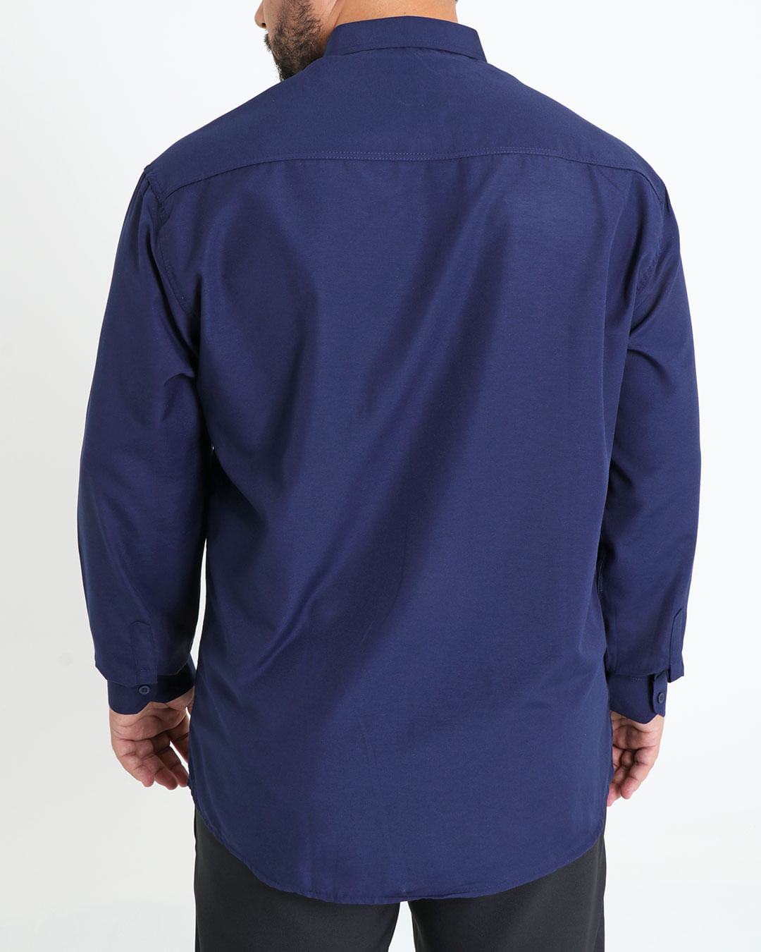 Camisa-Plus-Size-Social-Azul-Marinho